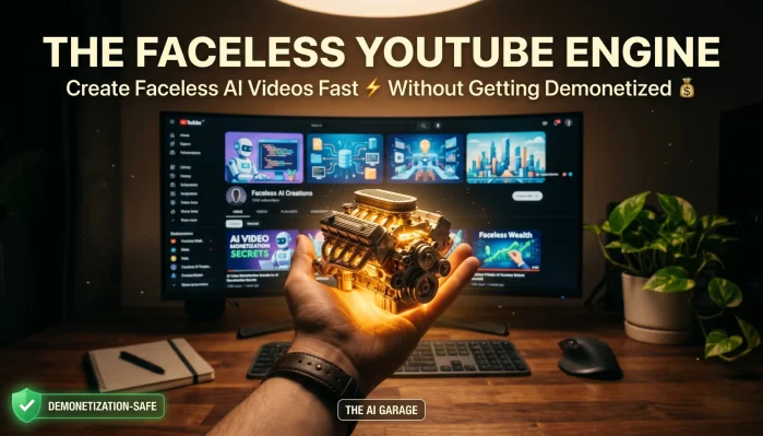 The-AI-Garage-–-The-Faceless-YouTube-Engine.webp