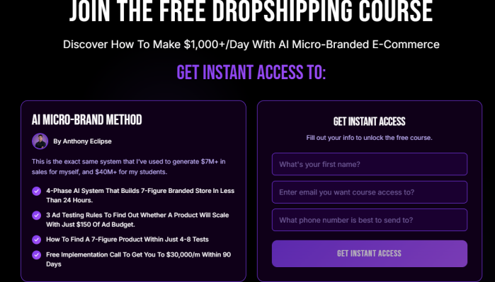 Ecom Mafia – Scale & Build 8 Figure E-commerce Brands
