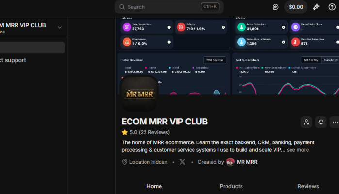 MR MRR - ECOM MRR VIP CLUB