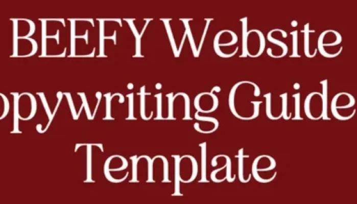 Jemilla Mills-Smith – The BEEFY Website Copywriting Guide & Template