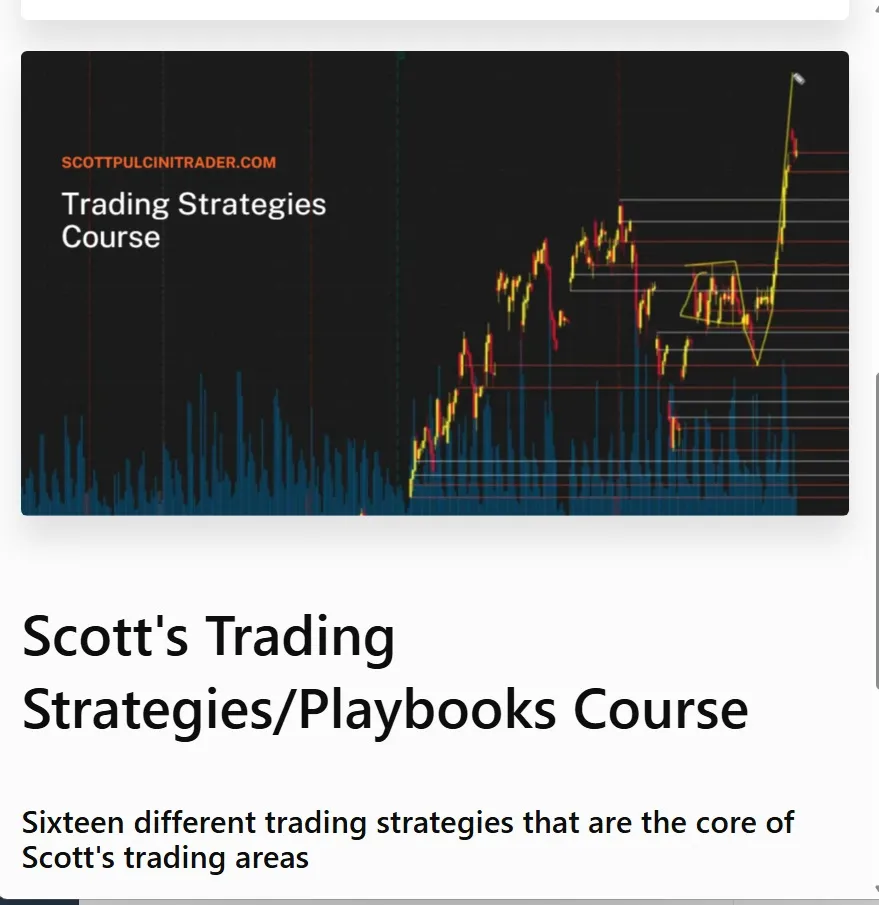 Scott Pulcini – Trading Strategies Course